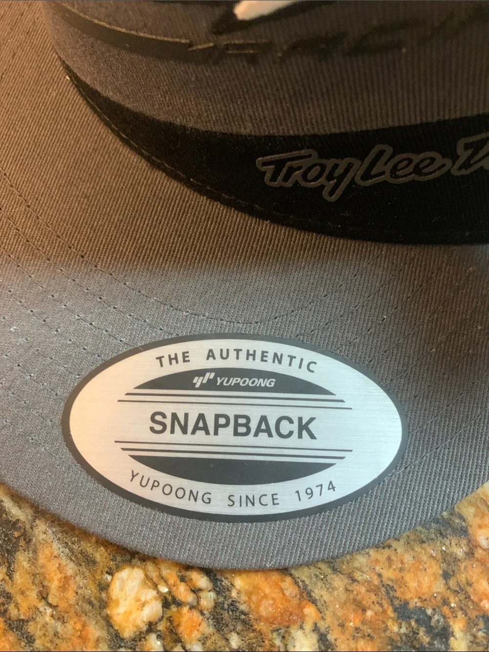 TLD Polaris RZR Snapback Hat — Black with Gray Bill